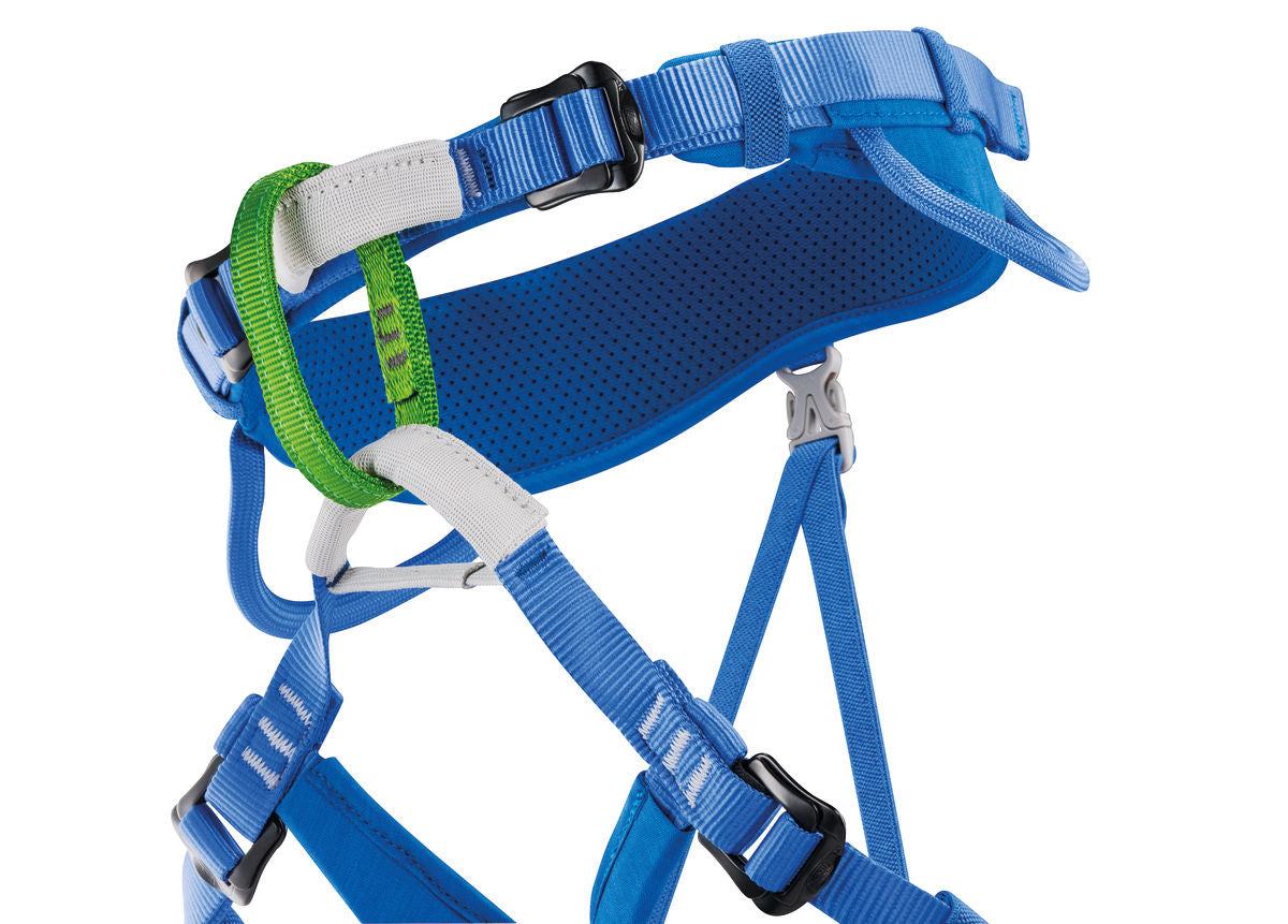 Petzl MACCHU® children's climbing harness blue